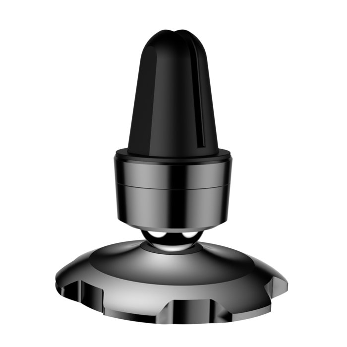 Автомобильный держатель для телефона Baseus Gyro Magnet Air Vent Car Mount Черный - Изображение 44040
