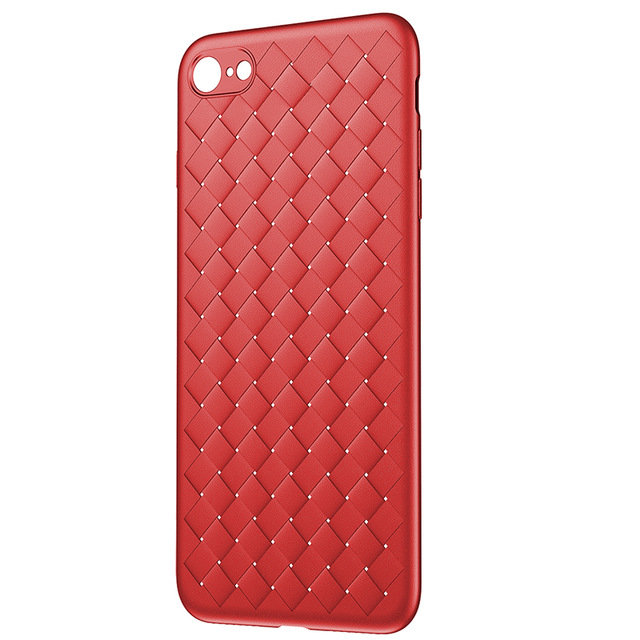 Чехол накладка Baseus BV Weaving Case для iPhone 8 Красный - Изображение 44174