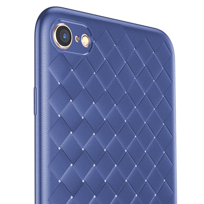 Чехол накладка Baseus BV Weaving Case для iPhone 8 Синий - Изображение 44200