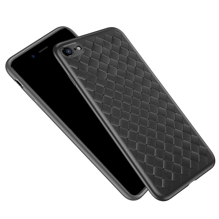 Чехол накладка Baseus BV Weaving Case для iPhone 7 Черный - Изображение 44238