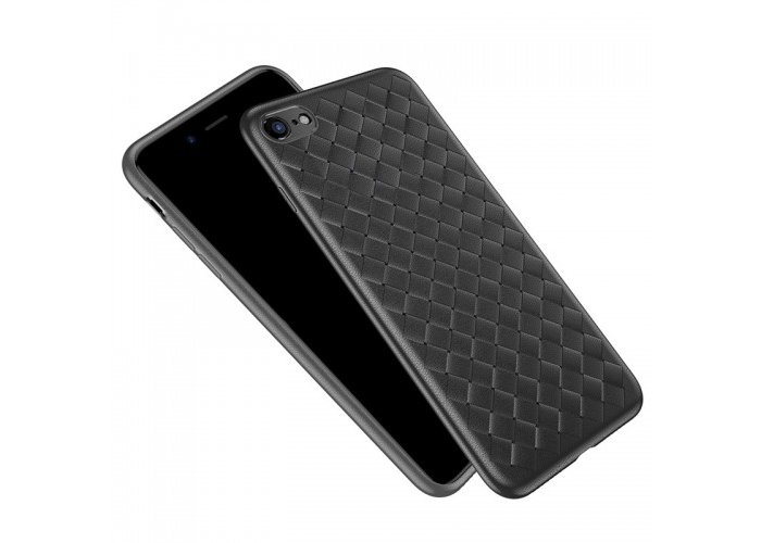 Чехол накладка Baseus BV Weaving Case для iPhone 7 Черный - Изображение 44246