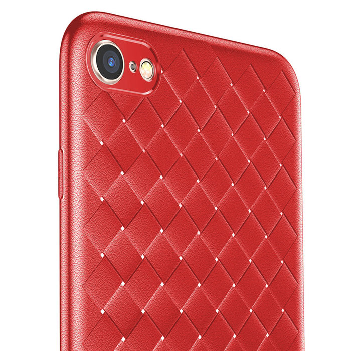 Чехол накладка Baseus BV Weaving Case для iPhone 7 Красный - Изображение 44266