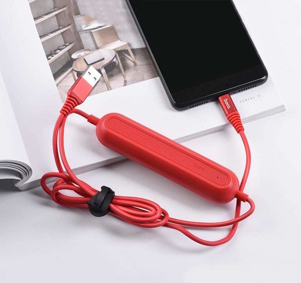 Кабель с внешним аккумулятором HOCO U22 Bei Power Bank Micro USB Красный - Изображение 59063
