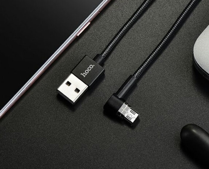 Магнитный кабель Hoco Magnetic Adsorption U20 Micro-USB 1м Черный - Изображение 59253