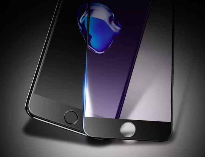 Защитное стекло Baseus Anti-bluelight 0.2mm Tempered Glass для iPhone 7 Plus Черное - Изображение 59481