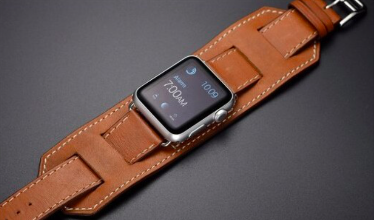 Ремешок кожаный HM Style Cuff для Apple Watch 2 / 1 (38mm) Коричневый