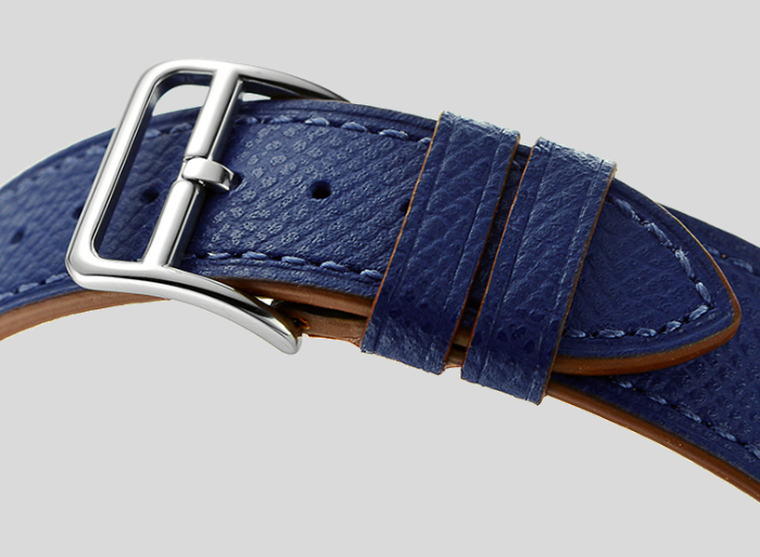 Ремешок кожаный HM Style Double Tour для Apple Watch 2 / 1 (38mm) Темно-Синий - Изображение 59723