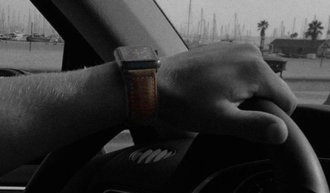 Ремешок кожаный Mad Strap для Apple Watch 3 / 2 / 1 (38mm) Черная застежка - Изображение 59727