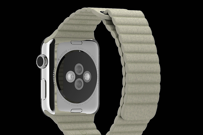Ремешок кожаный для Apple Watch 2 / 1 (38мм) Молочный - Изображение 59737