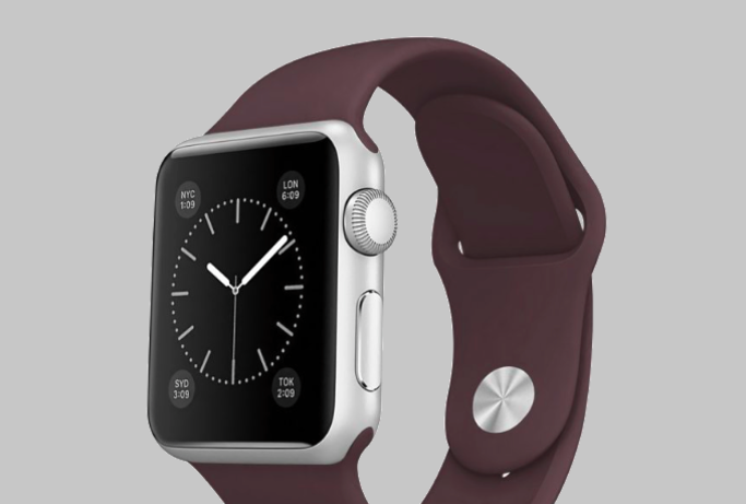 Ремешок силиконовый Special Case для Apple Watch 2 / 1 (38мм) Коричневый S/M/L 4