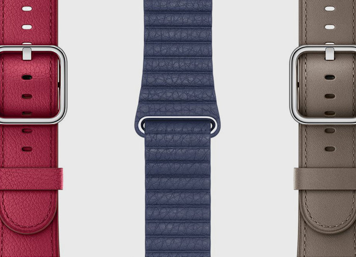 Ремешок кожаный для Apple Watch 2 / 1 (42мм) Синий - Изображение 59837