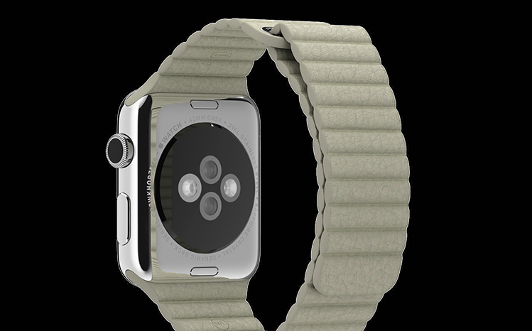 Ремешок кожаный для Apple Watch 2 / 1 (42мм) Молочный