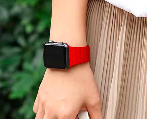 Ремешок кожаный для Apple Watch 2 / 1 (42мм) Красный - Изображение 59841