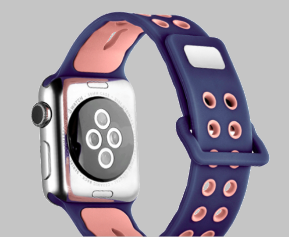Спортивный ремешок Vilo Perforate Sport для Apple Watch 3 / 2 / 1 (38мм) Синий - Изображение 59813