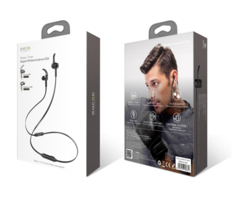 Беспроводные вакуумные Bluetooth наушники для спорта с микрофоном Baseus Encok S06 - Черные - Изображение 9483