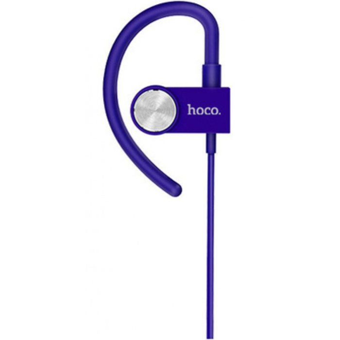 Беспроводные вакуумные Bluetooth наушники для спорта с микрофоном HOCO ES5 Фиолетовые - Изображение 9657