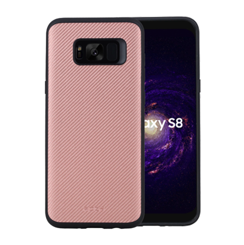 Силиконовый чехол накладка Rock Origin для Samsung Galaxy S8 Розовый - Изображение 7043