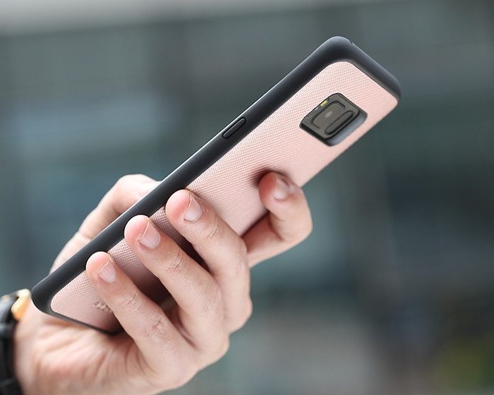 Силиконовый чехол накладка Rock Origin для Samsung Galaxy S8 Розовый - Изображение 7049