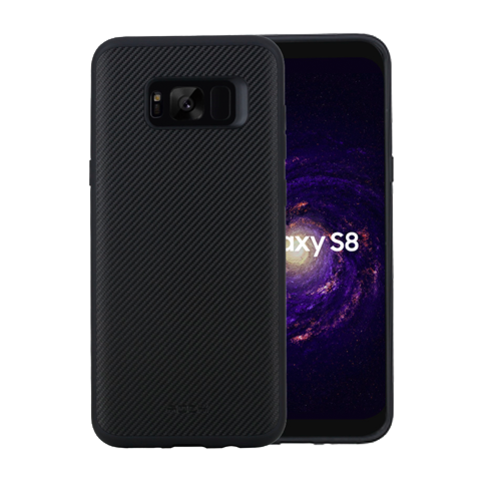 Силиконовый чехол накладка Rock Origin для Samsung Galaxy S8 Черный - Изображение 7055