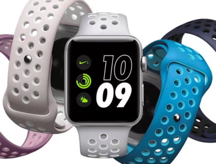 Ремешок спортивный Dot Style для Apple Watch 42mm Голубой-Синий