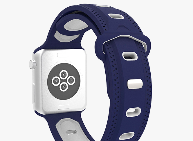 Спортивный ремешок Vilo Sporty для Apple Watch 3 / 2 / 1 (42мм) Синий - Изображение 59909