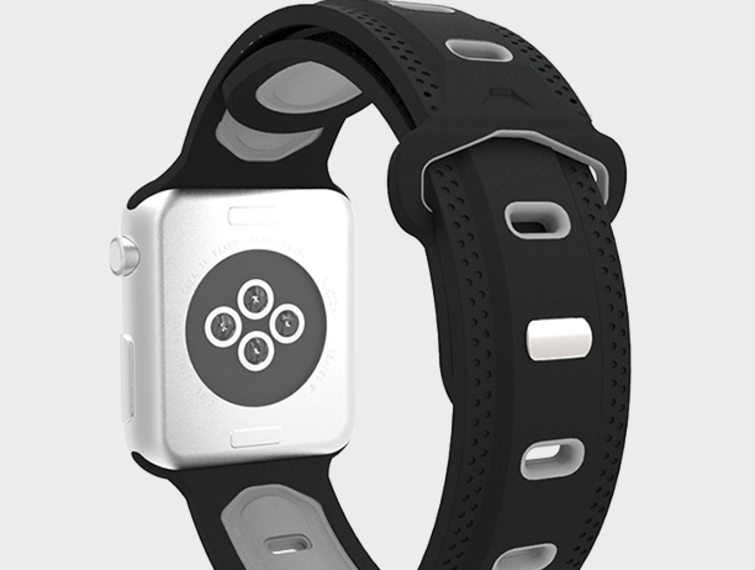 Спортивный ремешок Vilo Sporty для Apple Watch 3 / 2 / 1 (42мм) Черный