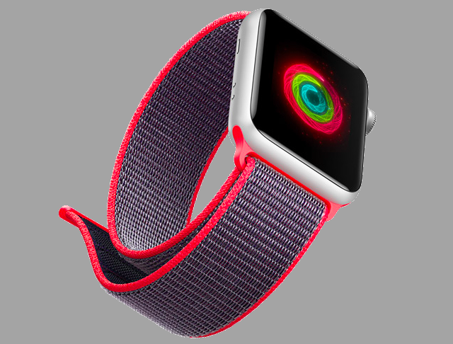 Ремешок нейлоновый Special case Nylon Sport для Apple Watch 3 / 2 / 1 (38mm) Розово-синий - Изображение 59929