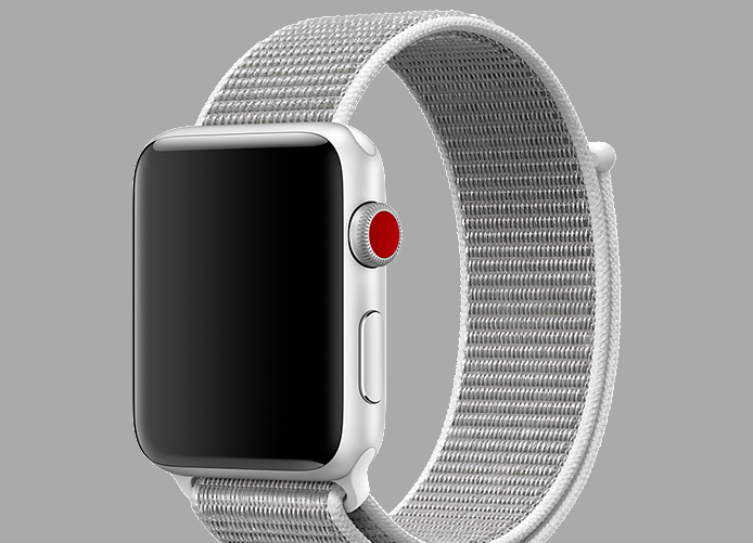 Ремешок нейлоновый Special case Nylon Sport для Apple Watch 3 / 2 / 1 (38mm) Белый - Изображение 59935