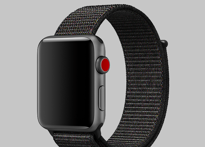 Ремешок нейлоновый Special case Nylon Sport для Apple Watch 3 / 2 / 1 (38mm) Черный - Изображение 59943