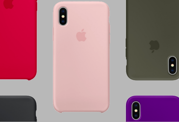 Силиконовый чехол Apple Silicone Case для iPhone X Розовый песок - Изображение 60011