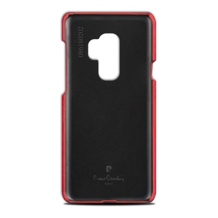 Чехол накладка Pierre Cardin Premium для Samsung Galaxy S9 Plus Красный - Изображение 60039