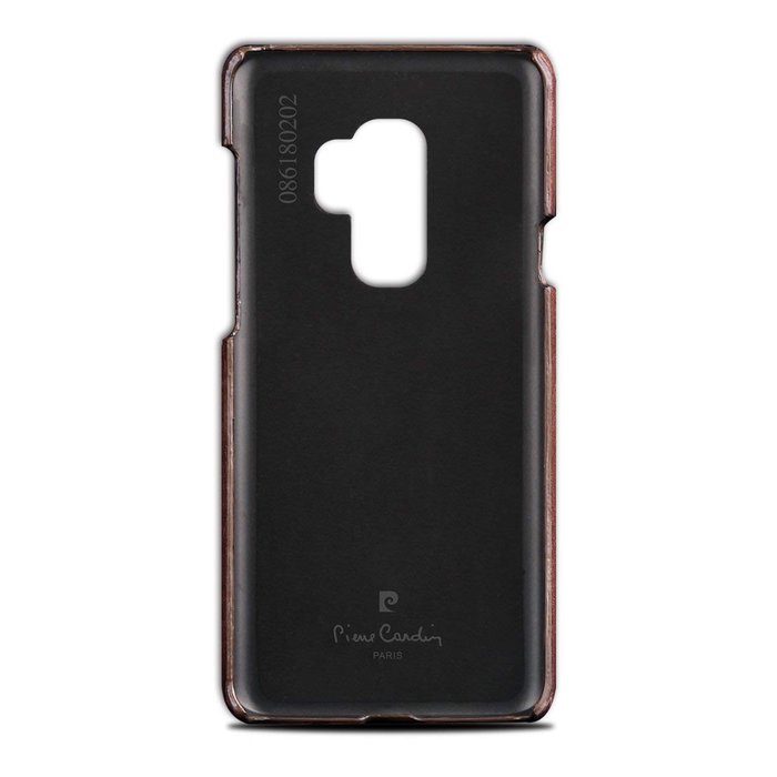 Чехол накладка Pierre Cardin Premium для Samsung Galaxy S9 Plus Темно-коричневый - Изображение 60059