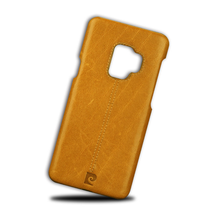Чехол накладка Pierre Cardin Premium для Samsung Galaxy S9 Коричневый - Изображение 60077