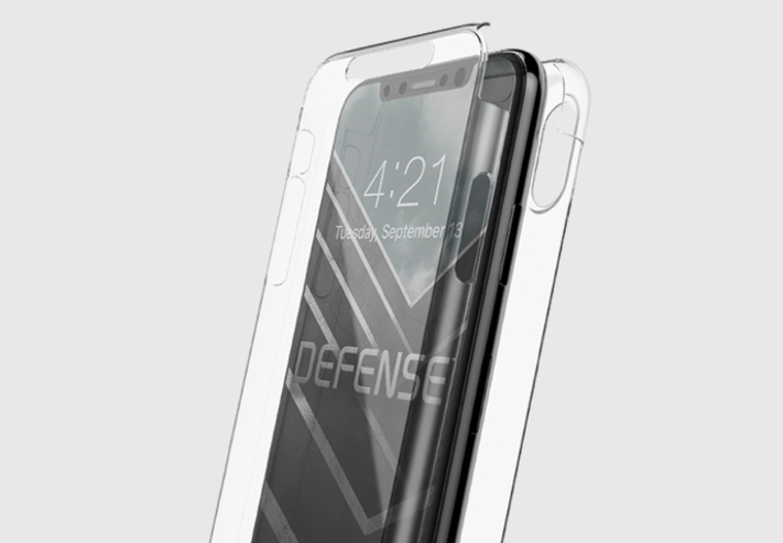 Чехол накладка X-Doria Defense 360 для iPhone X Прозрачный