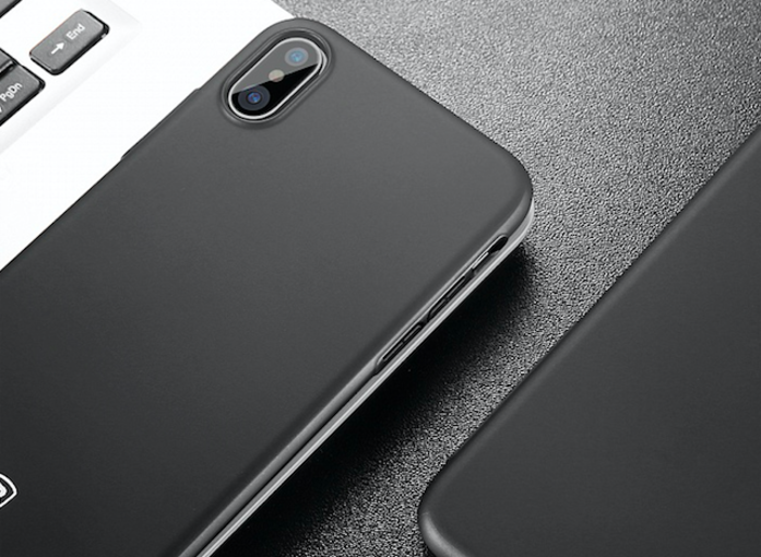 Чехол накладка Baseus Thin Case для iPhone X Черный