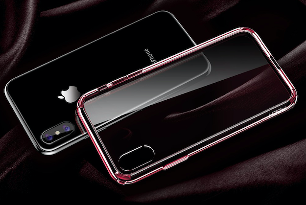 Чехол накладка Rock Pure Series для iPhone X Розовый - Изображение 60237