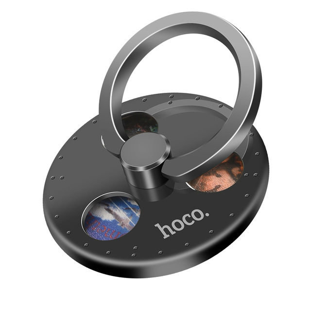 Кольцо-держатель для телефона Hoco Gyros Finger Holder Серебро - Изображение 60655
