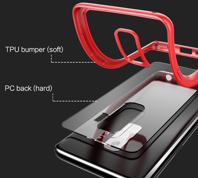 Чехол накладка Devia 360 Full Protection для Samsung Galaxy S9 Plus Черный - Изображение 60507