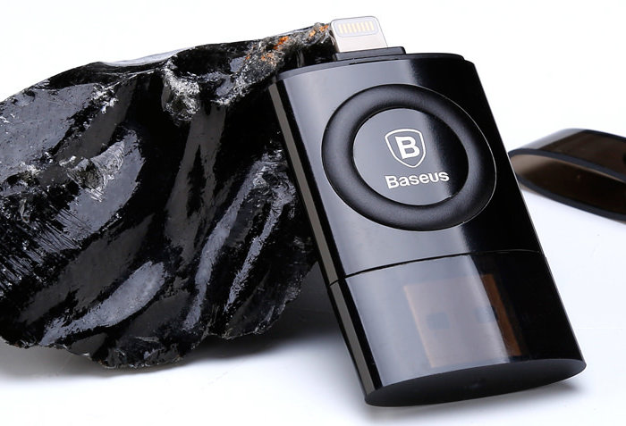 Флешка для телефона iPhone Baseus Obsidian X1 USB Lightning 64Gb Черная - Изображение 60721