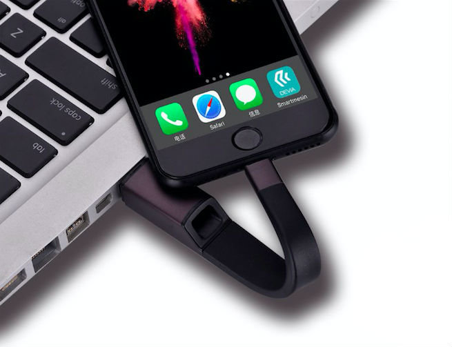 Флешка для телефона iPhone Devia Explorer MFI USB Lightning 64Gb Черная - Изображение 60743