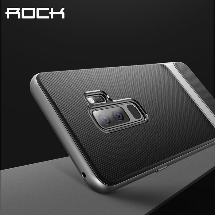 Чехол накладка Rock Case для Samsung Galaxy S9 Plus Серебро - Изображение 61469