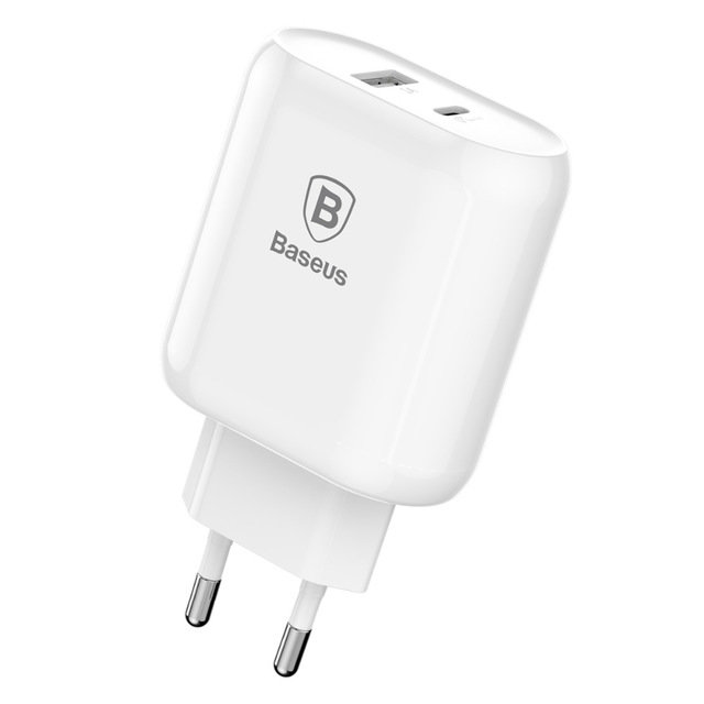 Зарядное устройство для телефона Baseus Bojure Series USB-Type-C Белое - Изображение 61605