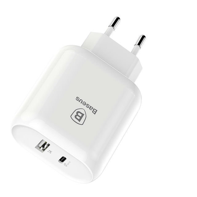 Зарядное устройство для телефона Baseus Bojure Series USB-Type-C Белое - Изображение 61609