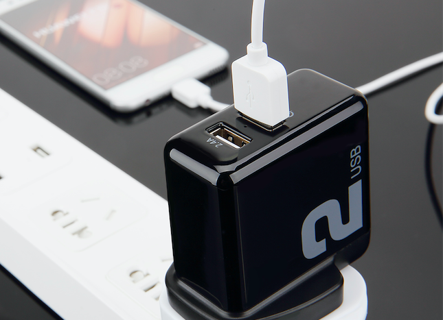 Зарядное устройство для телефона Rock T13 Dual-USB Quick Charge Чёрное - Изображение 61663