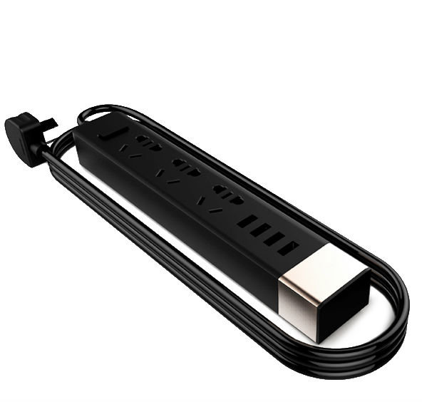 Зарядное устройство для телефона Remax Ming 3 розетки - 4 USB Чёрное - Изображение 61688
