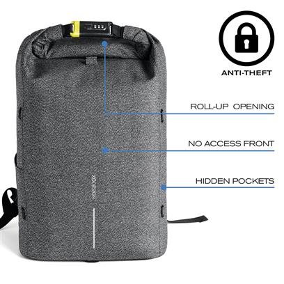 Рюкзак антивор для ноутбука Bobby XD Design Urban Серый - Изображение 62049