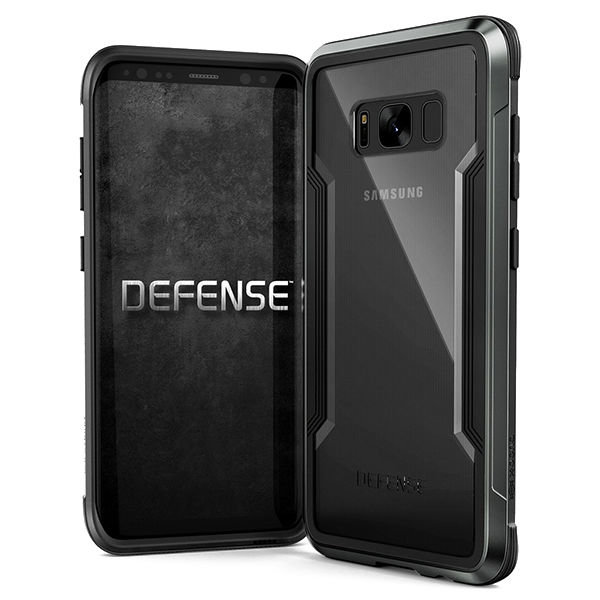 Противоударный чехол накладка X-Doria Defense Shield для Samsung Galaxy S8 Черный - Изображение 62085