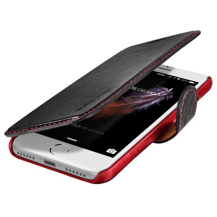 Чехол книжка VRS Design Layered Dandy Case для iPhone 8 Черный - Изображение 62720