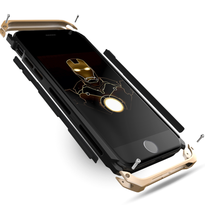 Противоударный чехол Ginmic Solies для iPhone 8 Plus Черный - Изображение 62858