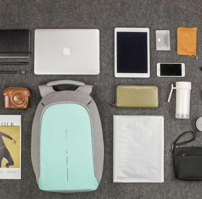 Рюкзак антивор для ноутбука Bobby XD Design Compact Зеленый - Изображение 63327